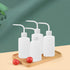4 Packs 250ml Plastic Tattoo Wash Bottle with Squeeze Dispenser, White...