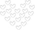 UNICRAFTALE 30Pcs 10.5mm Long 201 Stainless Steel Linking Rings Laser Cut Asymmetrical Heart Links Love Closed Jewelry Connectors Hollow Ring Conn...