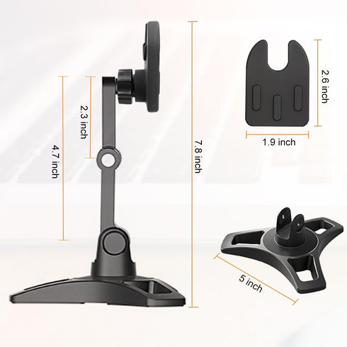 Cell Phone Stand Works for Popsocket, Height Angle Adjustable Desk Phone Holder, Heavy Duty Phone Stand for Desk for Home, Fits for All Sockets Gr...