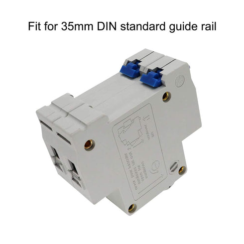 Miniature Circuit Breaker Low-Voltage DZ47-63 2 Pole 20A 400V DIN Rail Mount C20...