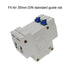Miniature Circuit Breaker Low-Voltage DZ47-63 2 Pole 20A 400V DIN Rail Mount C20...