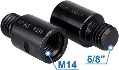 Wolfride M14 to 5/8" Angle Grinder Attachment Adapter M14 female to 5/8-11 male adapter (2 Pcs)...