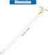 uxcell Engine Oil Level Indicator Dipstick for Chrysler Town Country 1997-2005 for Dodge Caravan 1997-2005 for Dodge Grand Caravan 1997-2005 No.04...