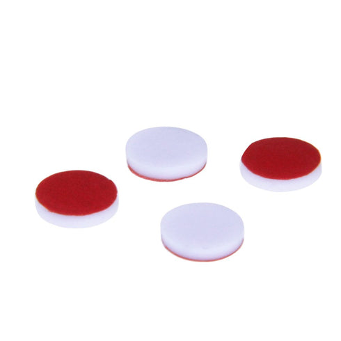 HPLC LC 8-425 Screw Thread Vial Caps, 8 mm, PTFE/Silicone Septa, Black, Polypropylene, 100 pcs/pk...