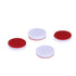 HPLC LC 8-425 Screw Thread Vial Caps, 8 mm, PTFE/Silicone Septa, Black, Polypropylene, 100 pcs/pk...