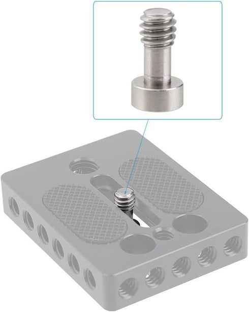 CAMVATE 1/4"-20 Camera Screw Adapter with Hexagon Socket Head for Tripod Baseplate(5 Pieces) - 2550...