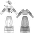 7171 Burda Style Womens Renaissance Costume Sewing Pattern Sizes 10-24...