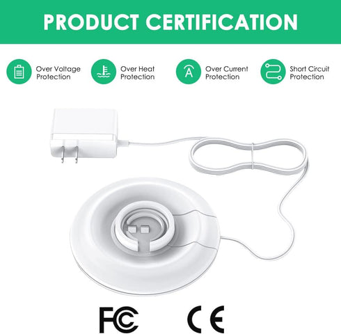 Replacement Charger for Cordless Handheld Vacuum Compatible with Black and Decker CHV1410L Dustbuster Handheld Vacuum Power Adapter Supply P/N 905...