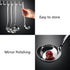 Metal Soup Ladle,18/8 Stainless Steel Ladle Spoon And Strainer Scoop Set Of 2 With Holes,Cooking Utensil For Kitchen...