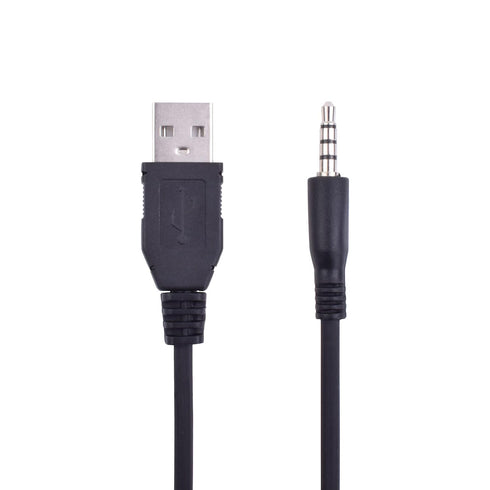USB to 3.5mm Male Aux Audio Cable Cord, Charger Cable Data Transfer for Headphones, Speakers, MP3/MP4 Players, Watches & More 3.5mm port devices(3...