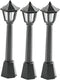 SEWACC 3pcs Mini Street Light Models Miniature Street Lamp Models Decorative Pathway Lantern Post for Miniature Doll House Micro Landscape Lamppos...