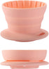 Collapsible Coffee Dripper, Silicone Portable Pour Over Coffee Maker, Reusable Single Cup Maker(1-2 Cup) (Pink)...
