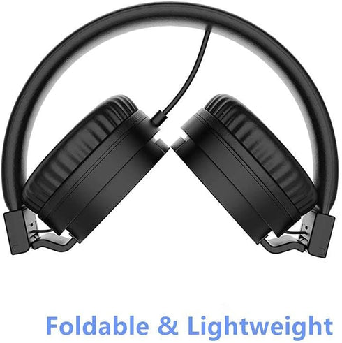 Kids Headphones On-Ear Comfortable Foldable Headphones for Kids Lightweight Stereo Headset for Kids Childrens Girls Boys Smartphone PC Tablet MP3/...