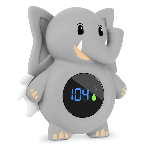 Baby Bath Thermometer, with LED Display and Temperature Warning,Kids' Bathroom Safety Products,Bath Thermometer for Infants, Newborn Bath Safety T...