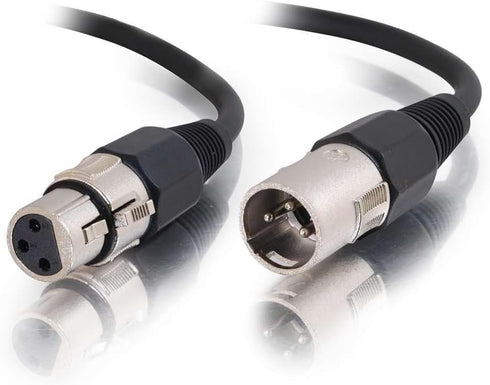 Legrand - C2G XLR Cables, Black XLR Audio Cable, XLR Cables 3ft, XLR to XLR Cable, Male to Female, 1 Count, C2G 40058...