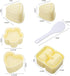 5 Pack Onigiri Sushi Making Mold, Triangle Sushi Press (Large & Small), Heart and Plum Blossom Shaped Sushi Rice Mold, Double Cylindrical Connecto...