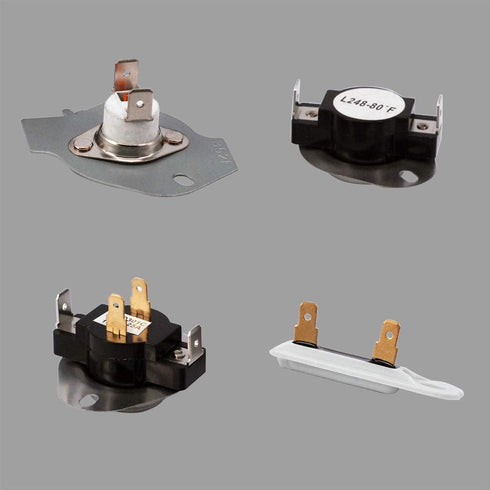DIKOO 279769 Dryer Thermal Cut-Off Kit and 3392519 Dryer Thermal Fuse and 3387134 Dryer Thermostat Kit Compatible for Whirlpool Dryers Replaces 3977394 3390291 AP6008325 PS345113