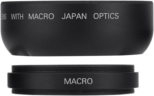 Wide Angle Macro Lens, Camera 52mm 0.45X Magnification Universal Conversion Lens Professional Optical Glass Camera Close Up Lens, for Canon for Ni...