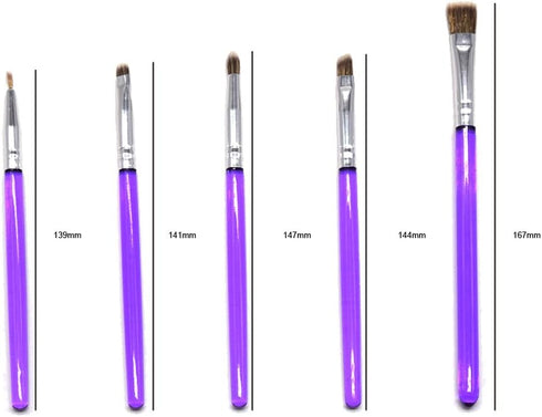 AK ART KITCHENWARE Sugar Cookie Brushes Set Gum Paste Flower Tools Fondant Cake Decorating Supplies Bakeware Kitchen Utensil Bakery Tools (Set of ...