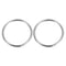 uxcell 304 Stainless Steel O Rings, 2pcs 80mm(3.15") Outer Dia. 5mm Thickness Multi-Purpose Metal Welded O-rings Round Rings for Hardware Luggage ...