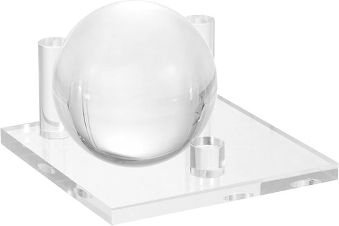 PATIKIL 4" x 4" x 2" Acrylic Display Stands, 2 Pack Display Easel Holder Crystal Display Stand for Mineral Gemstone, Clear...