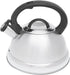Home Basics Easy Grip 2.5 Lt Stainless Steel Tea Kettle, Silver...