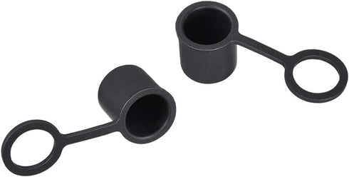uxcell 5pcs BNC Silicone Protectors Cap Port Cover Anti Dust Black...