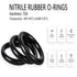 Othmro 10pcs Nitrile Rubber O-Rings, 4mm Wire Dia 35mm OD Metric Sealing Nitrile NBR Rubber Washers for Oil or Air Sealing, Professional Plumbing,...