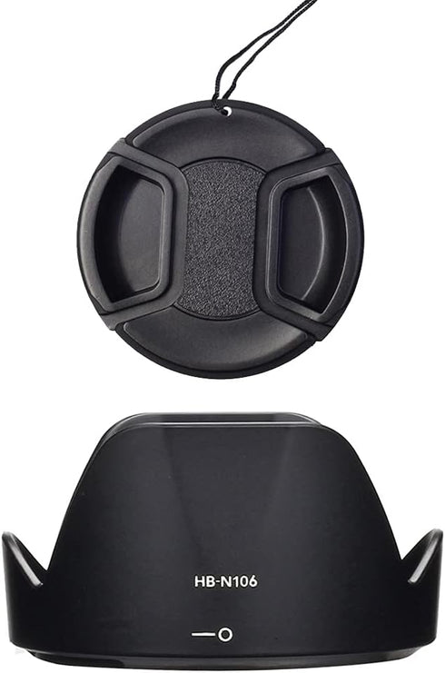 HB-N106 Lens Hood & 55mm Lens Cap Compatible for Nikon D5600 D5500 D3500 D3400 Camera kit AF-P DX 18-55mm f/3.5-5.6G VR Lens (1+1 Pack)......