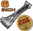 Quick Screw 6" inch Aluminum Hidden Rain Gutter Bracket Hook Clip Style Hangers with pre Inserted 3" Long ¼" hex Head self Drilling Screw (10 Per ...