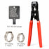 iCrimp Ratcheting PEX Cinch Tool for Fastening Stainless Clamps from 3/8-Inch to 1-Inch with Calibration Gauge Suits ASTM F2098 and Non F2098 Ear ...