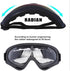 Motorcycle Goggles,2 Pack Dirt Bike ATV Motocross Riding Hiking Protective with 2 Pack Neck Breathable Bandana Mask...