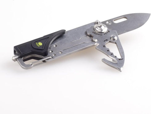 Sanrenmu 6050 LUF-PH-T4 Pocket EDC Folding Camping Knife Multi Toolkit Screwdriver Belt Cutting LED Bottle Opener Glass Breaker...