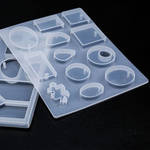 BooteeQue Resin Jewelry Molds, Earring Making Kit, Silicone Molds for Pendant, Keychain Charm Making and Earrings Necklaces Bag Charms DIY...