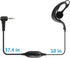 Retevis RT20 2 Way Radio Earpiece 1 Pin 2.5mm with Speaker Mic, Compatible with Retevis RT20 Walkie Talkies, C Shape Earhook Lightweight Walkie Ta...