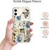 Skull and Blue Butterfly Phone Case Compatible with iphone 11?Vintage Newspaper Skull Bones Phone Cover for Girl Women Men,Unique Soft TPU Bumper ...