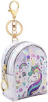 RARITYUS Mini Wallet Zip Around Cute Unicorn Holographic Coin Purse Change Purse with Key Ring...