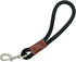 Short Dog Leash, 12 Inch Rope Traffic Handle Leash, 1/2" Strong Nylon Dog Tab Training Leash for Medium/Large/Ex-Large Dogs Outdoor Walking Black...