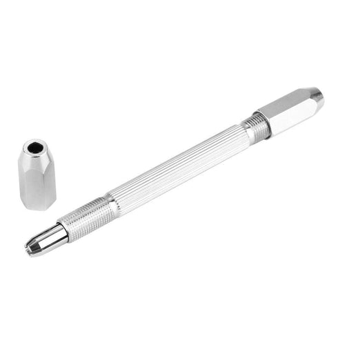 0-3mm Double End Hand Drill, Mini Micro Manual Gimlet Double End Pin Vice Drill Hand Drilling Tool for Drilling Wood,...