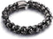 Skull Bracelet - BLACKSTATIC Collection - Premium Men's Vintage Punk Stainless Steel Biker Skull Bracelet....