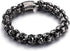 Skull Bracelet - BLACKSTATIC Collection - Premium Men's Vintage Punk Stainless Steel Biker Skull Bracelet....