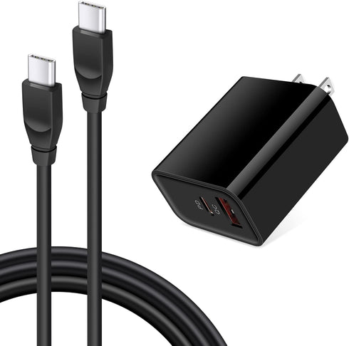 USB C Fast Charger, 20W Type C Charger Fast Charger Block with 6FT USB C to C Charging Cable for Samsung Galaxy S24 S23 S22 S21 FE S20 Ultra A15 5...