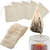50 Pieces Cheesecloth Bag Drawstring Soup Bags Mesh Spices Bags for Coffee Loose Leaf Tea Crafts Sachet Soap Pouch (2.36x3.15inch), Natural color...
