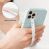 C-Shaped Clip Finger Phone Grip, Sinjimoru Silicone Cell Phone Strap for Phone Case with Clip as Phone Loop Holder for iPhone Case & Samsung Phone...