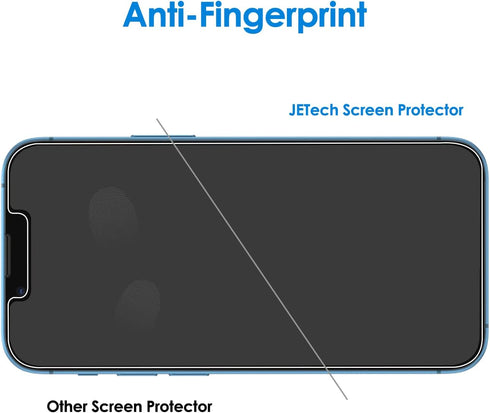 JETech Screen Protector for iPhone 13 6.1-Inch with Camera Lens Protector, Easy-Installation Tool, Tempered Glass Film, 2-Pack Each...