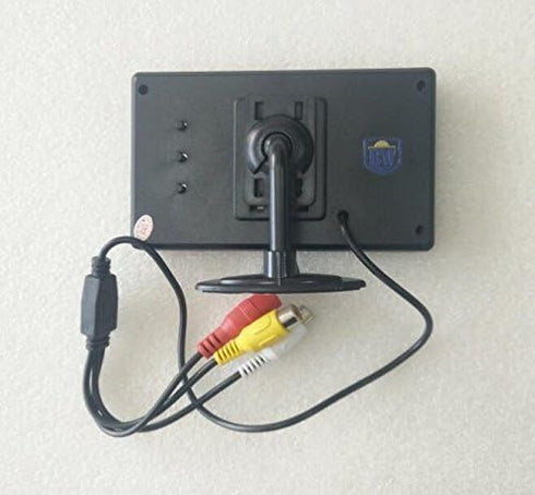 BW 4.3 Inch TFT LCD Screen Adjustable Car Monitor for Vehicle Backup Cameras Security CCTV Camera and Car DVR...