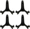 Artliving Black 4" Wood-Like Plastic Easels Plate Display Stands Picture Frame Stand Holder-Set of 4...