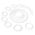 Litorange 580PCS Silicone 45A Universal Clear O-Ring Sealing Gasket Washer Seal Assortment Set (Better Than Rubber) for Plumbing,Automotive,Genera...