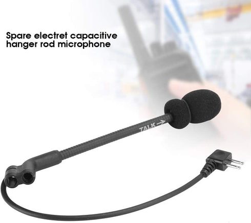 Sturdy 2 Pin Microphone, Long Service Life Headset Microphone, for Peltor Comtac Comtac Ii Comtac Iii Armorwerx...