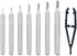 BESTNULE 8 Piece Punch Set, Punch Set, Roll Pin Punch Set, Punch Tools with 1 Metal Tweezers, Made of Solid Material Including Steel Punch and Twe...